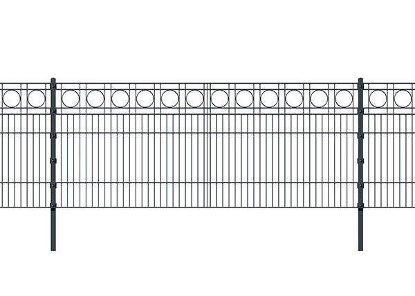 Zaun Dekormatte Kreis